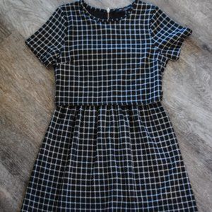 Black and White Mini Dress